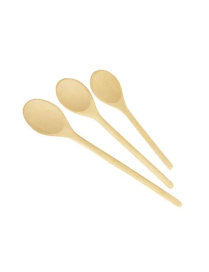 WOODY CUCCHIAI OVALI SET 3 PEZZI
