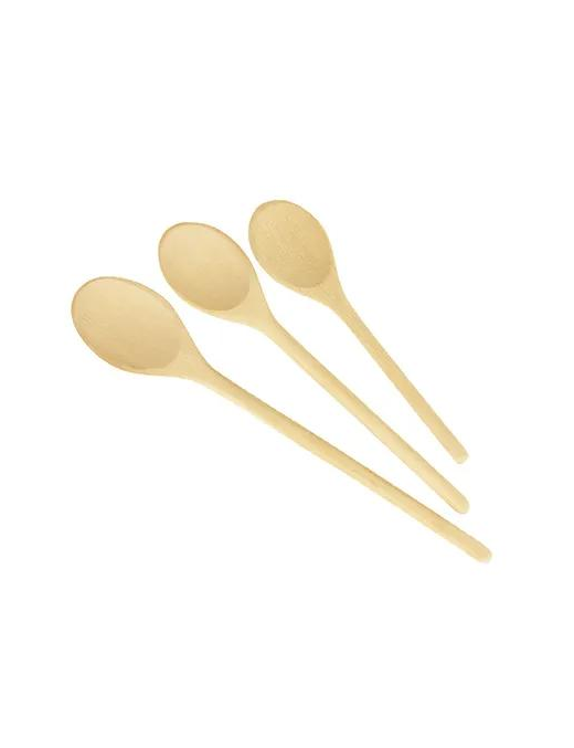 WOODY OVAL SPOONS SET OF 3 PIECES