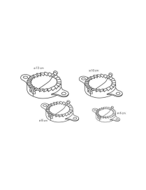 DELICIA FORME PANZEROTTI SET4 PEZZI