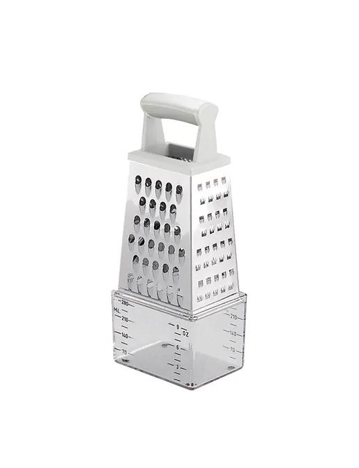HANDY 4 SIDES GRATER WITH CONTAINER
