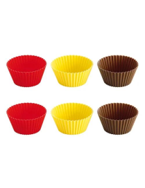 DELICIA SILICONE BAKING CUPS DIAMETER 5 CENTIMETERS 6 PIECES