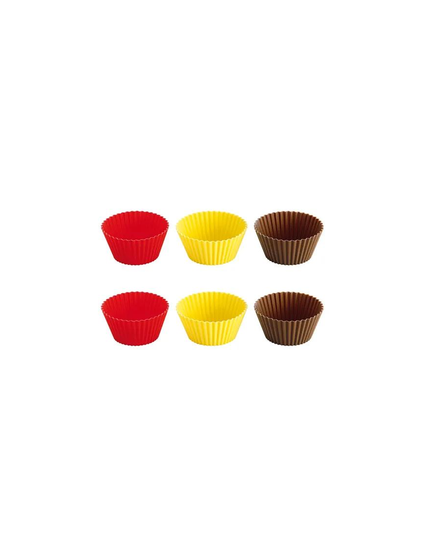 DELICIA SILICONE BAKING CUPS DIAMETER 5 CENTIMETERS 6 PIECES