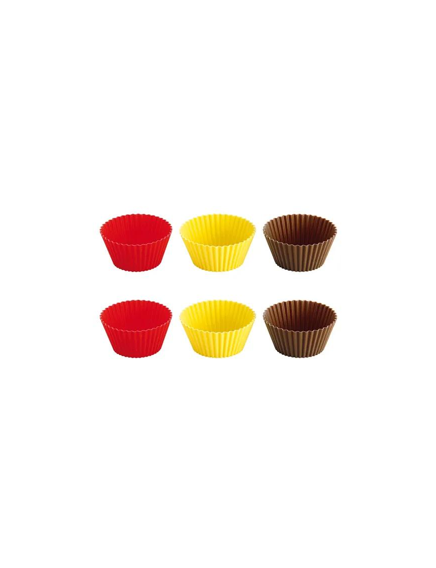 DELICIA PIROTTINI SILICONE DIAMETRO 7 CENTIMETRI 6 PEZZI