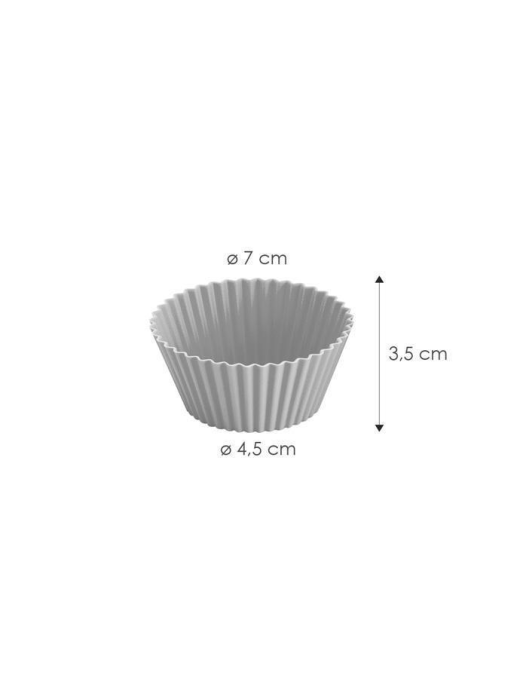 DELICIA PIROTTINI SILICONE DIAMETRO 7 CENTIMETRI 6 PEZZI