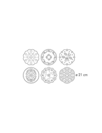 DELICIA DECORATIVE DISCS CAKE HOLDER