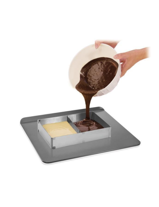DELICIA RECTANGULAR CAKE RULE ADJUSTABLE FROM 28x20 CENTIMETERS TO 50x34 CENTIMETERS