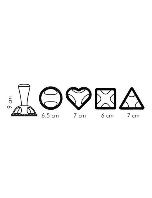 DELICIA RAVIOLI CUTTER 4 SHAPES