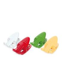 PRESTO CLIPS FOR BAGS-ENVELVES 4 PIECES 4 CENTIMETERS