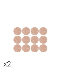 PRESTO ADHESIVE FELT PADS 30 MM 24 PIECES
