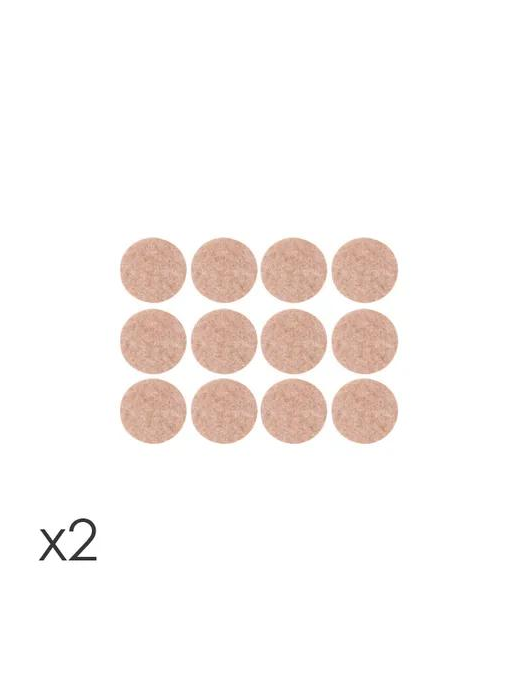 PRESTO ADHESIVE FELT PADS 30 MM 24 PIECES