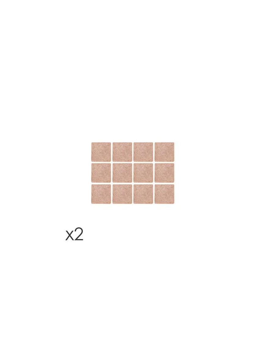 PRESTO FELTRINI ADESIVI 30x30 MILLIMETRI 24 PEZZI
