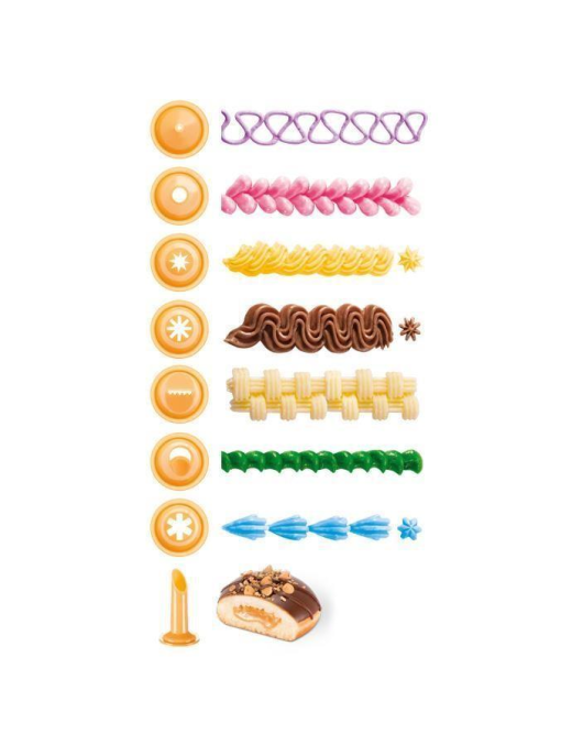 DELICIA SWEET SYRINGE WITH 8 NOZZLES
