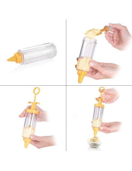 DELICIA SWEET SYRINGE WITH 8 NOZZLES
