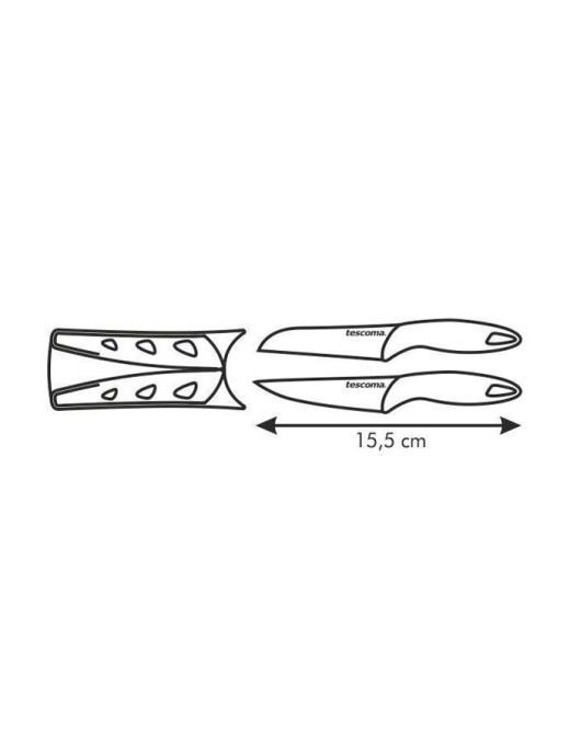 SOON KNIVES 6 CENTIMETERS 2 PIECES