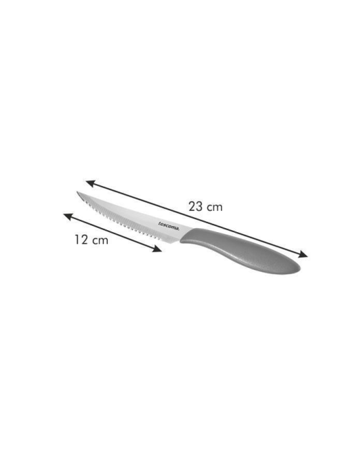 PRESTO COLTELLO BISTECCA 12 CENTIMETRI 6 PEZZI MARRON