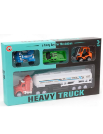 CAMION CISTERNA CON 3 MEZZI