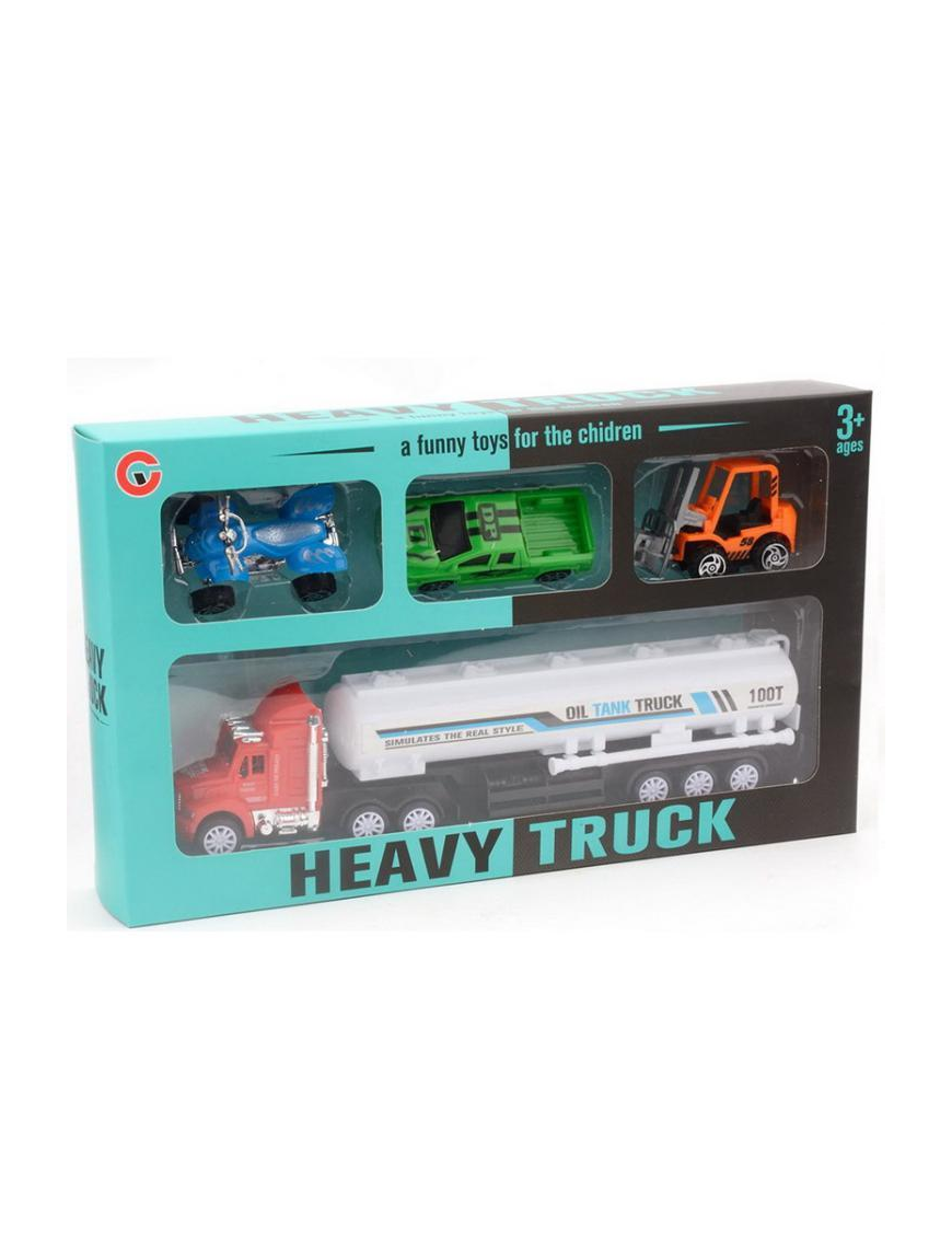 TANK TRUCK WITH 3 VEHICLES