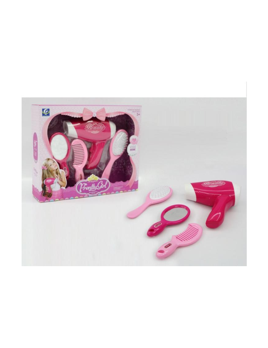 BEAUTY ACCESSORIES HAIRDRYER+BRUSHES