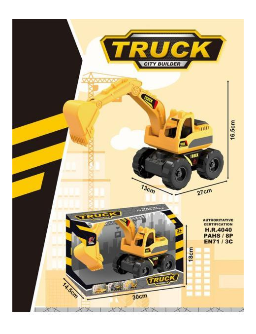 CLUTCH EXCAVATOR TRUCK