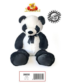 PANDA PELUCHE 100 CM CON FIOCCO