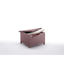 LINEA RATTAN MARRONE SET SOFA VENEZIA 2, 2 POLTRONE, 1 SOFA 2 POSTI E TAVOLINO
