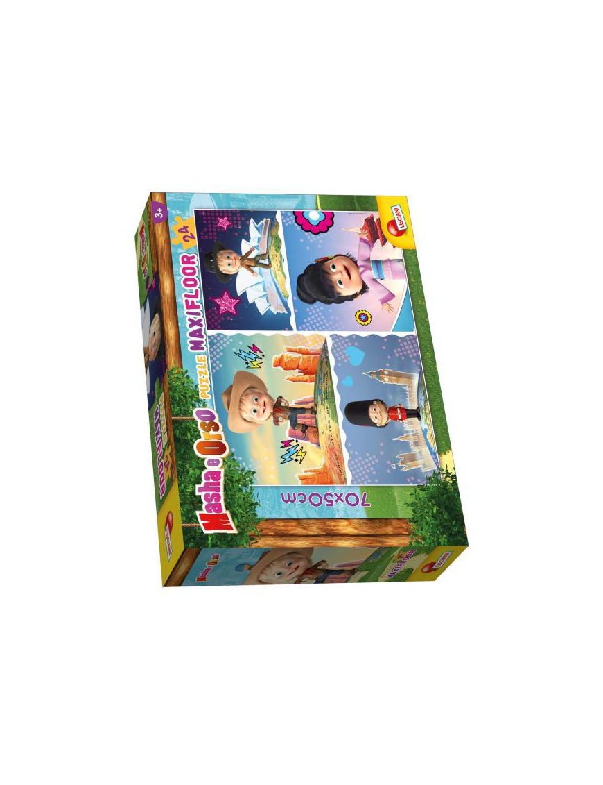 PUZZLE  24 PEZZI MASHA E ORSO MAXI