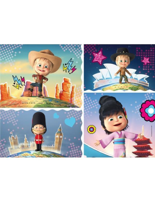 PUZZLE  24 PEZZI MASHA E ORSO MAXI