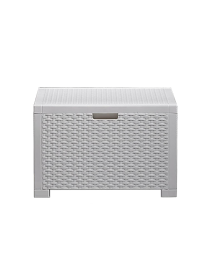 LINEA RATTAN BIANCO SET SOFA NEBRASKA 2, 2 POLTRONE, 1 SOFA 2 POSTI E TAVOLINO