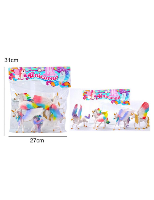 UNICORNI ALATI 4 PEZZI
