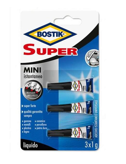 BOSTIK SUPER GLUE 1 GRAM FOR 3 PIECES