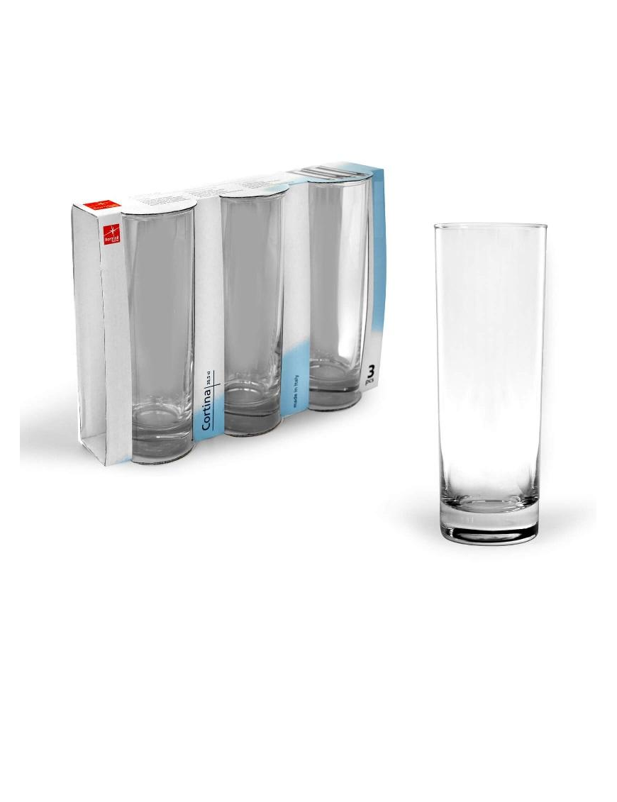CORTINA BICCHIERI LONG DRINK 31 CL 3 PEZZI