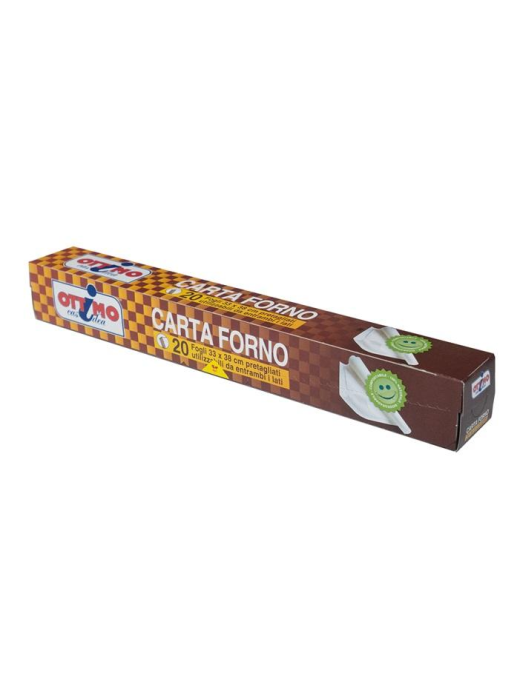 OTTIMO FOGLI CARTA FORNO 33x88cm 20pezzi