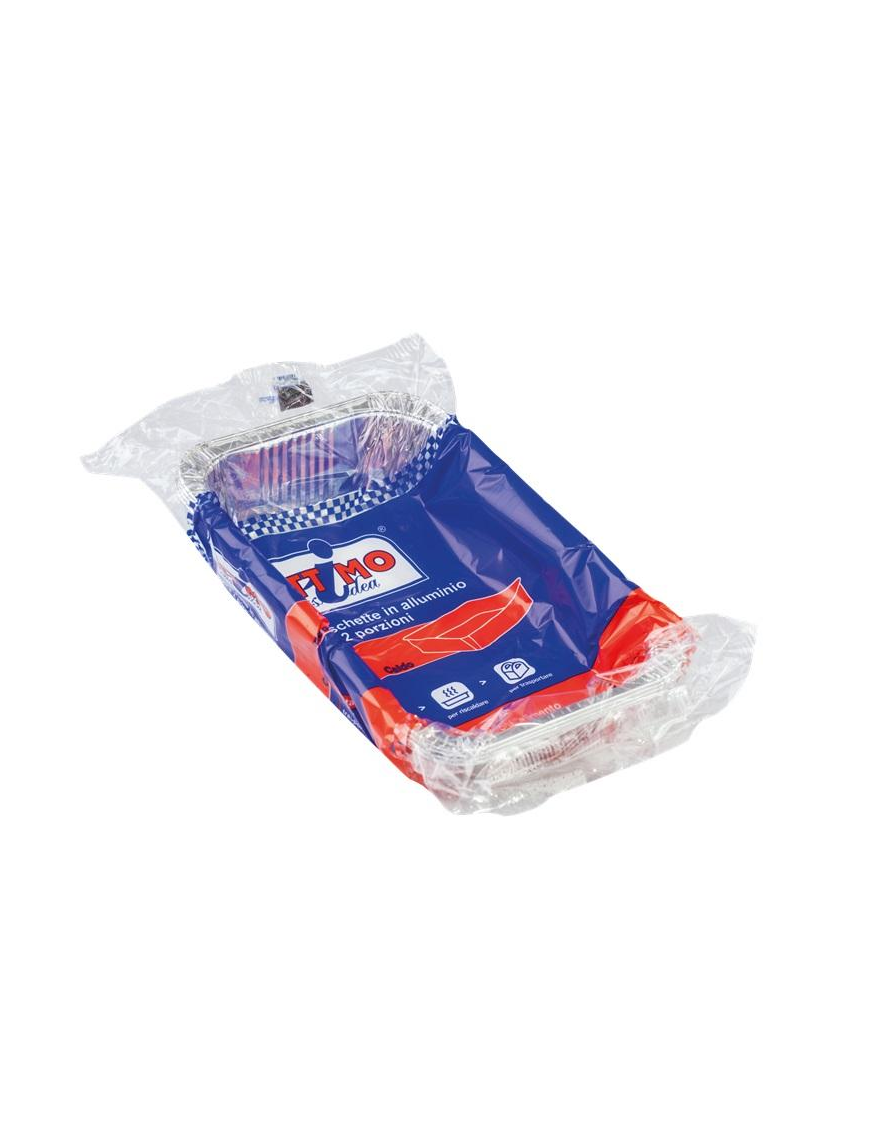 EXCELLENT ALUMINUM TRAY 2 portions 4 pieces