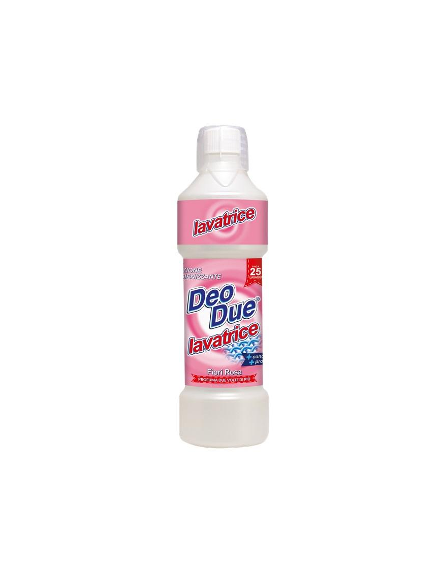DEO DUE DETERSIVO LAVATRICE 1lt FIORI ROSA