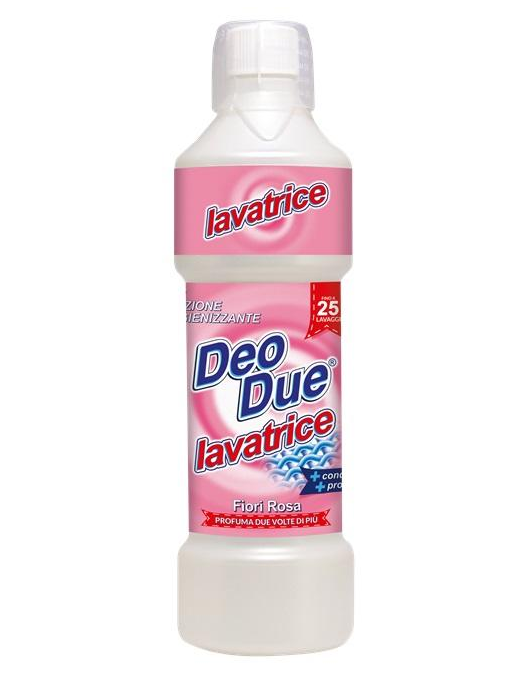 DEO DUE DETERSIVO LAVATRICE 1lt FIORI ROSA