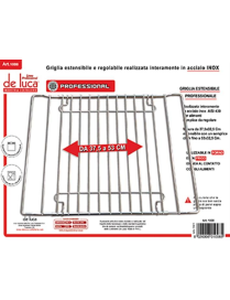 GRIGLIA FORNO INOX ESTENSIBILE 37-52 CENTIMETRI
