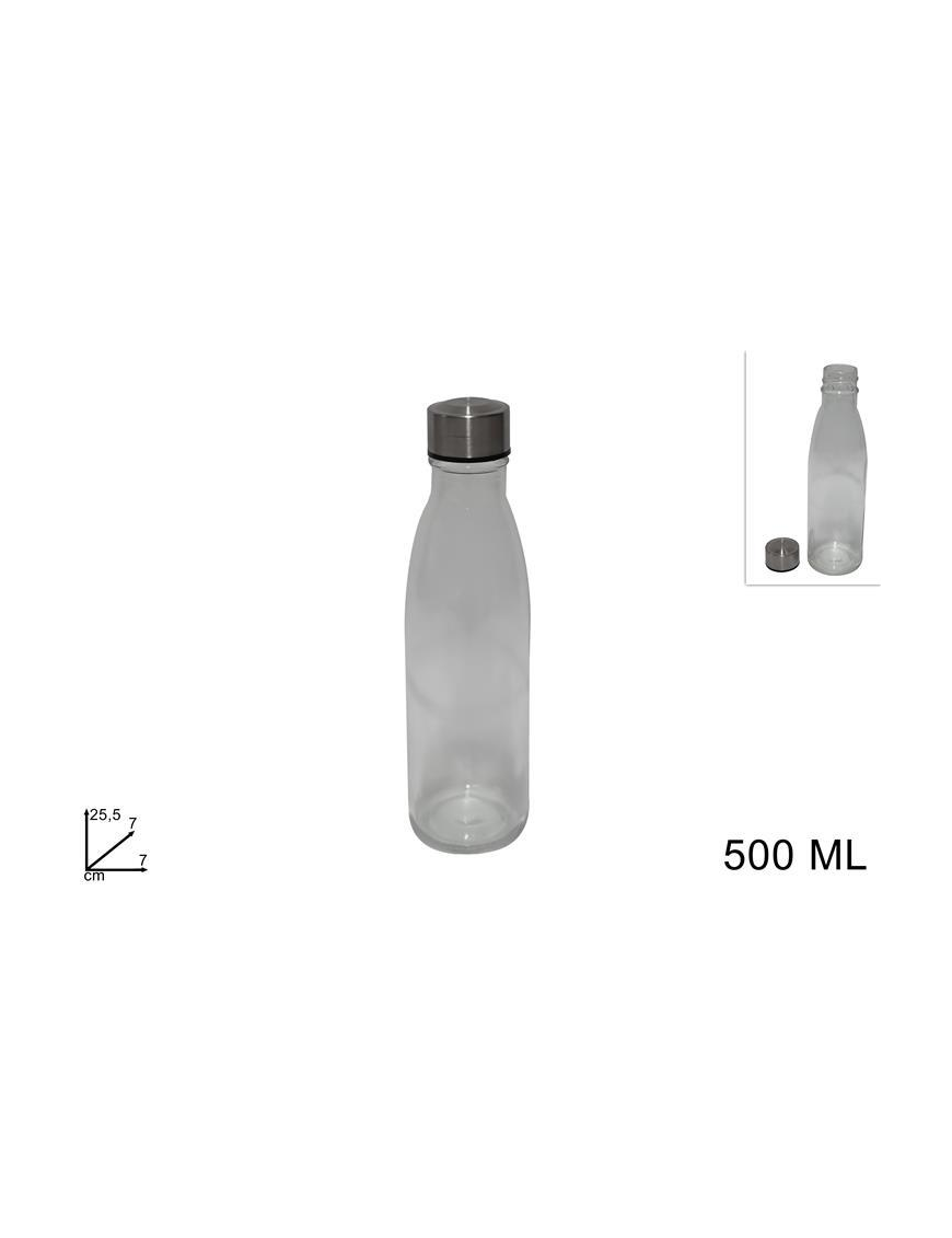 BOTTIGLIA CON TAPPO 500 MILLILITRI