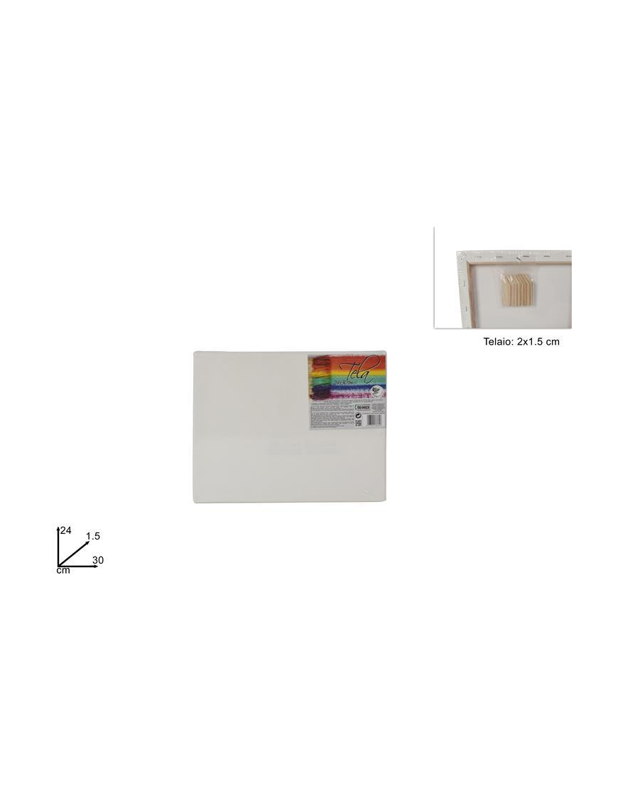 WHITE CANVAS FOR PAINTING 24x30cm