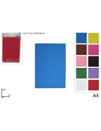 EVA SHEETS FOR CRAFTS 10 PIECES 29.7x21 CENTIMETERS