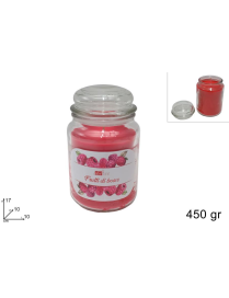 SCENTED BERRIES CANDLE 450gr IN JAR