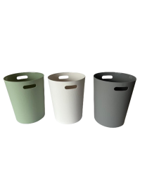 PATTUMIERA TONDA CON MANICI 8lt COLORI ASSORTITI