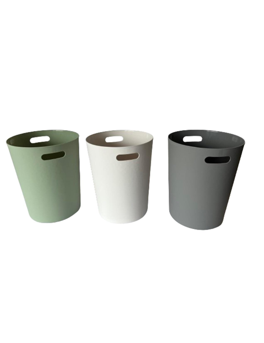 PATTUMIERA TONDA CON MANICI 8lt COLORI ASSORTITI