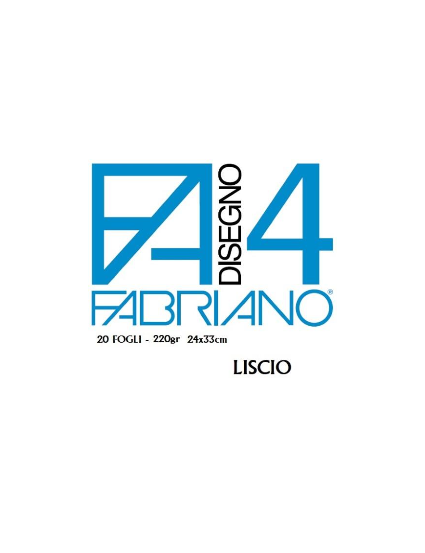 FABRIANO F4 BLOCCO 20FOGLI 24x33 LISCIO