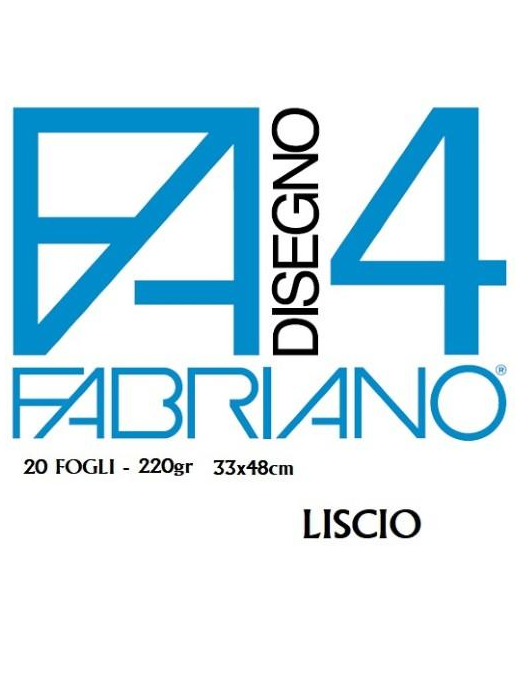 FABRIANO F4 BLOCCO 20FOGLI 33x48 LISCIO