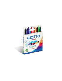 GIOTTO WAX CRAYONS 12 PIECES