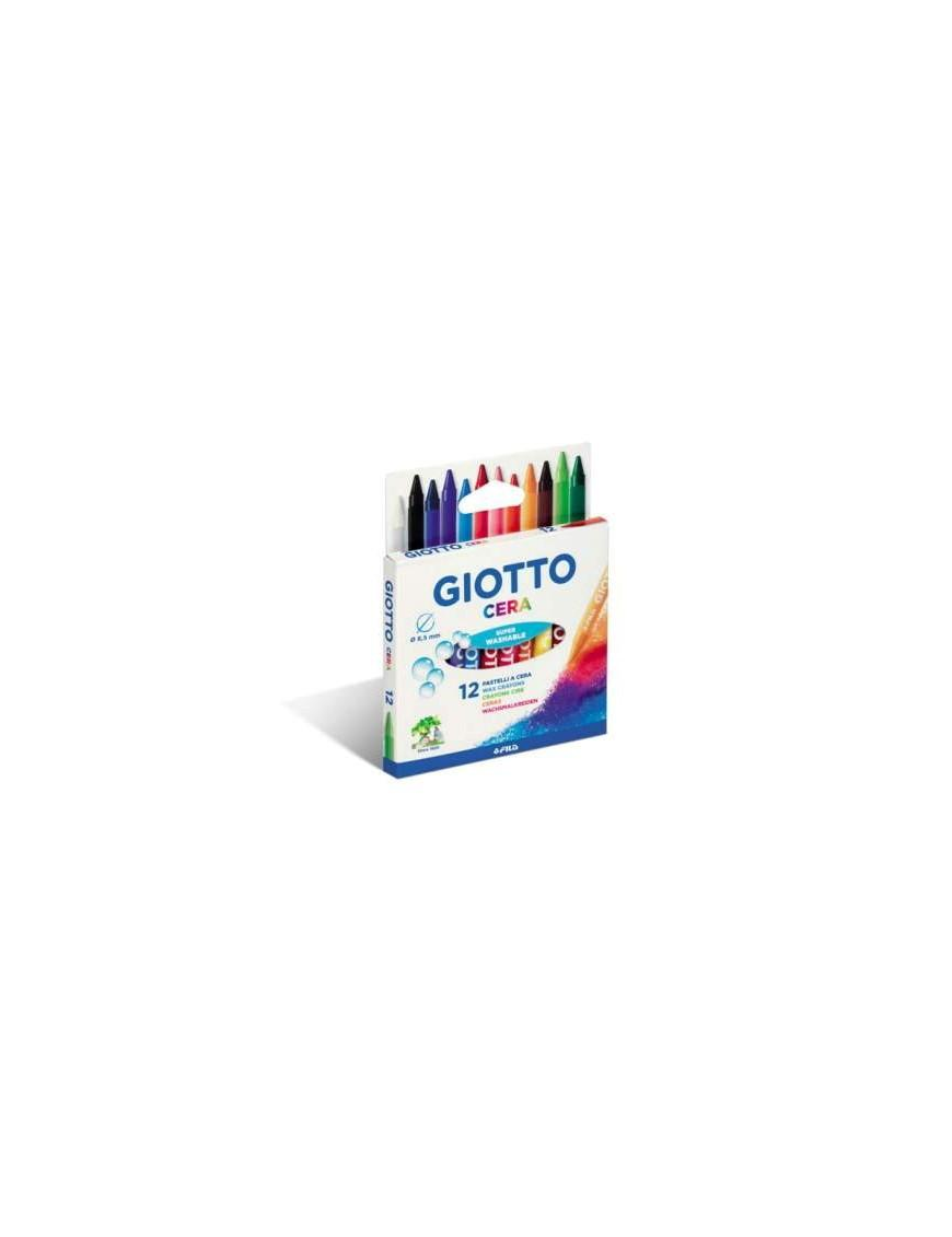 GIOTTO WAX CRAYONS 12 PIECES