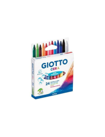 GIOTTO WAX CRAYONS 24 PIECES