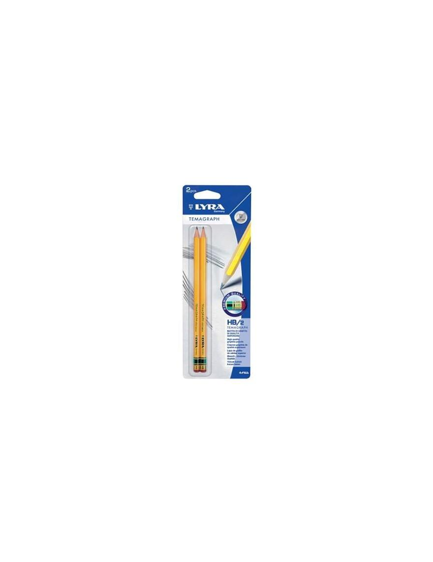 LYRA PENCILS 3 PIECES TEMAGRAPH HB
