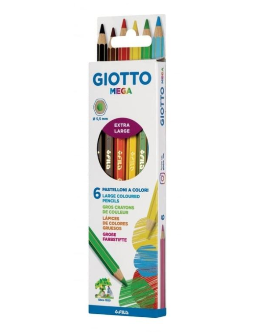 GIOTTO MEGA PASTELLI 6 PEZZI