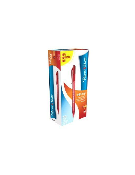 INKJOY RETRACTABLE PENS 20 pieces RED
